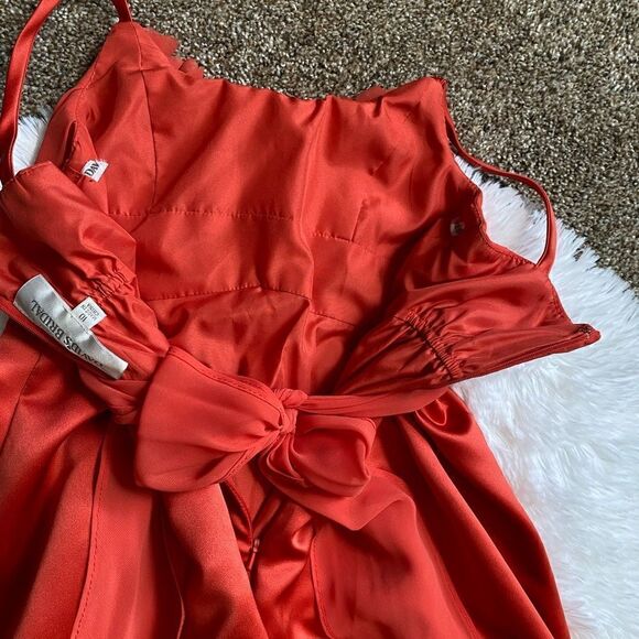 David’s Bridal Dress Size Small 10 Flower Girl Fall Wedding Tulle Long - Picture 9 of 15